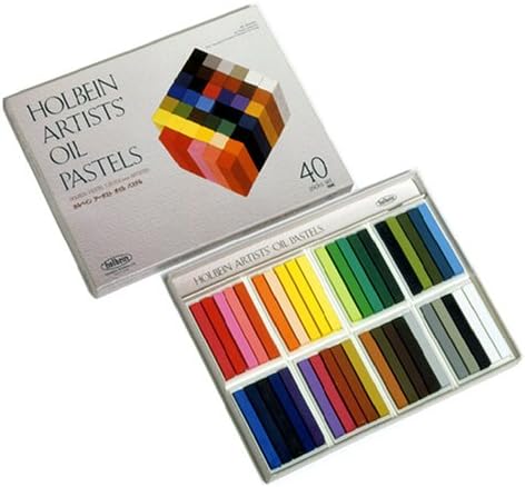 Holbein Artist Oil Pastel Set of 40 Colors in Cardboard Box